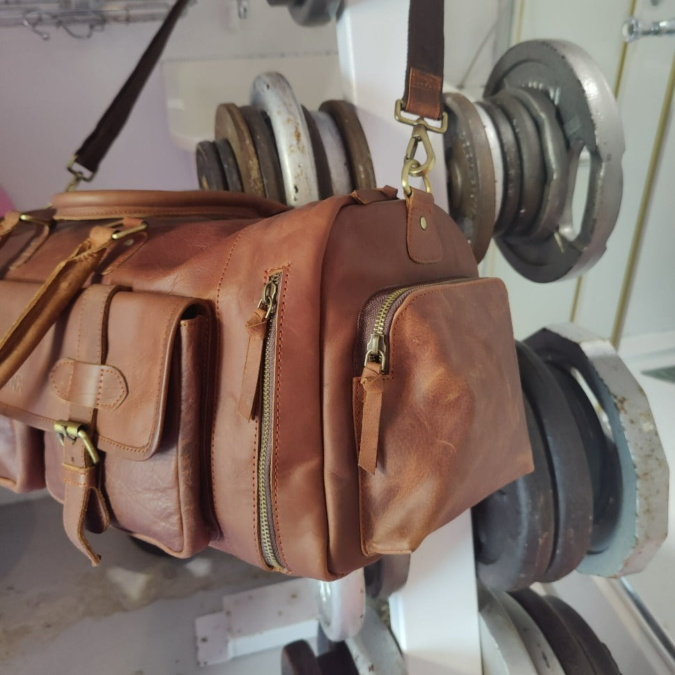 Hilton Leather Travel Bag