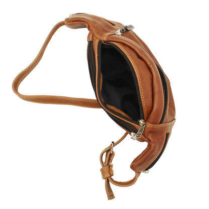 Leather Moon Bag