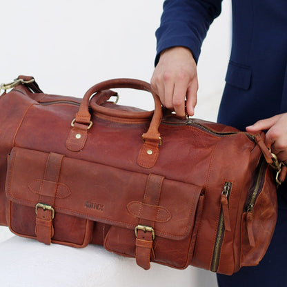 Hilton Leather Travel Bag