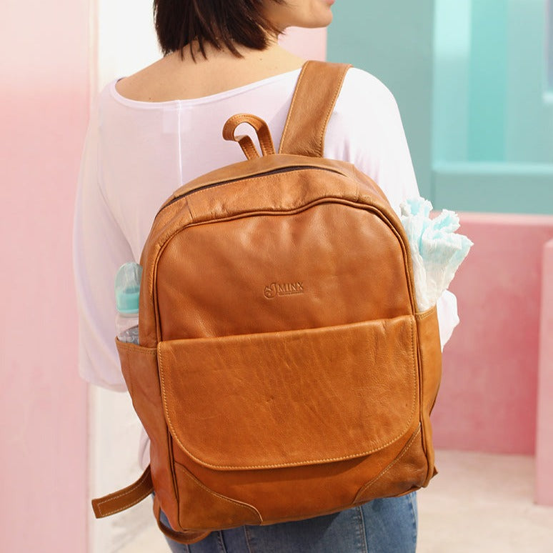 Carter Leather Backpack