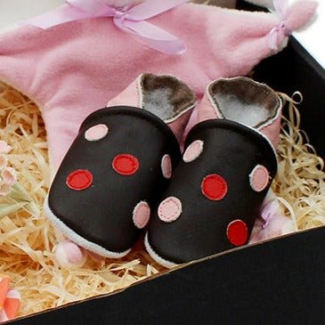 Baby Dot Leather Shoe