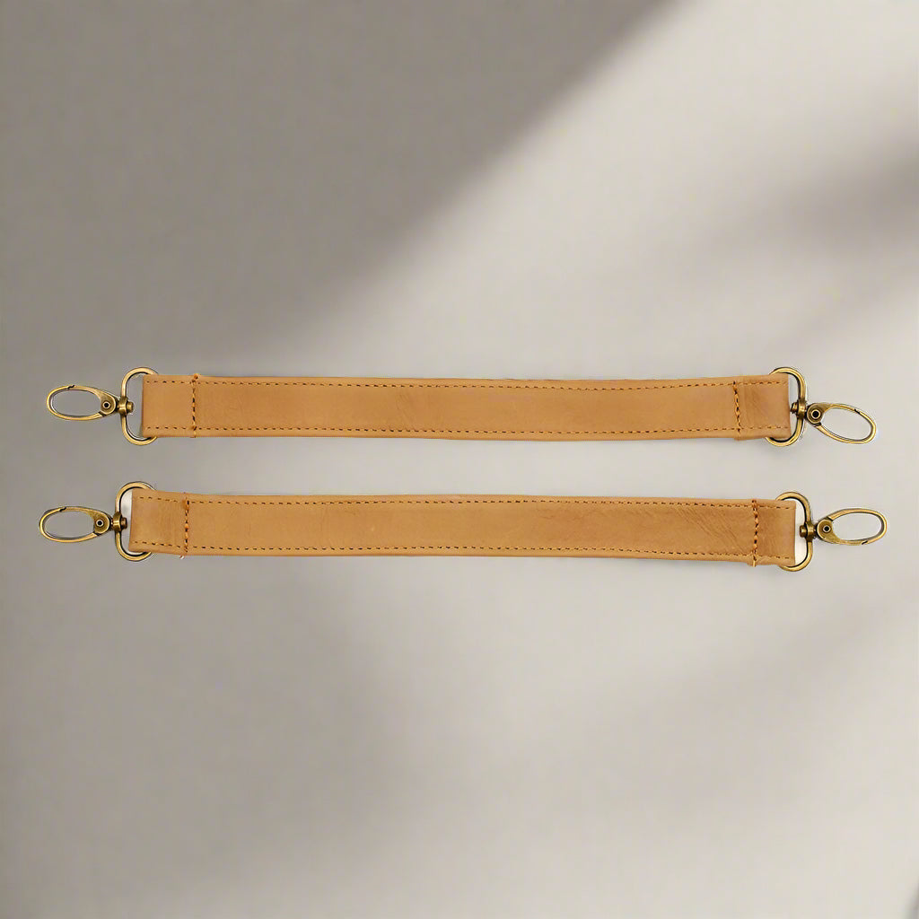 Stroller Leather Straps Set of 2