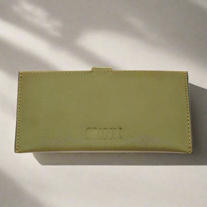 Sleek Red Leather Ladies Wallet