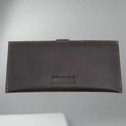 Sleek Red Leather Ladies Wallet