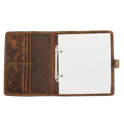 A5 Leather Business Folder