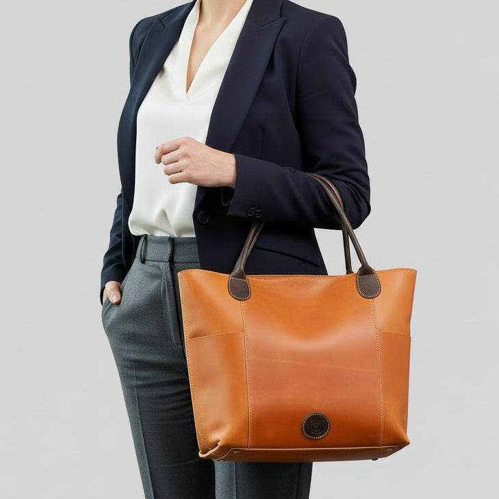 Harriett Leather Hand Bag