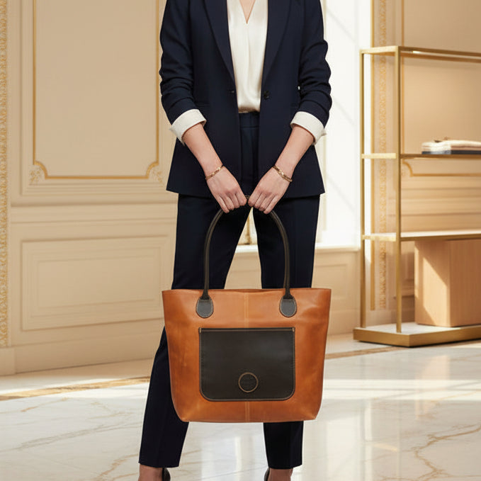 Victoria Leather Hand Bag
