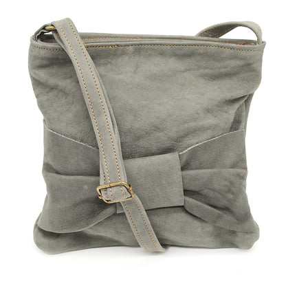 Bow Leather Sling Bag