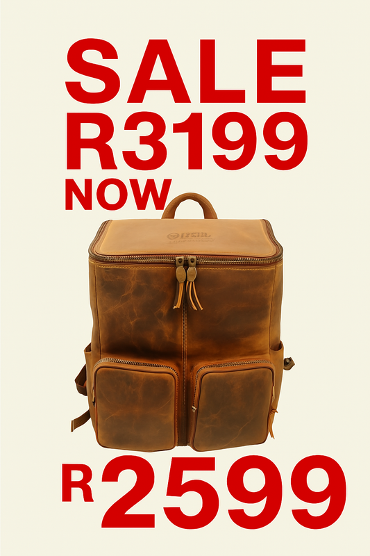 Luna Leather Nappy Backpack