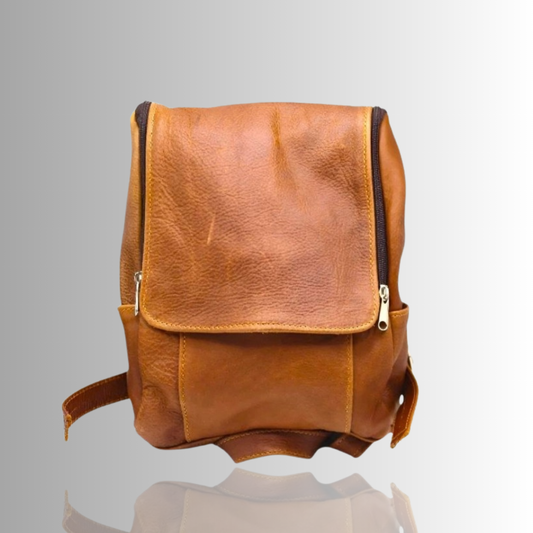 Mini Chicago Leather Backpack