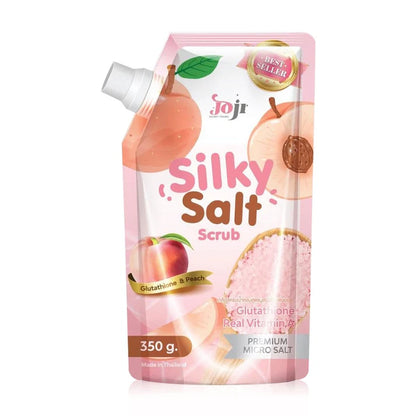 Silky Glutathione and Peach Salt Scrub