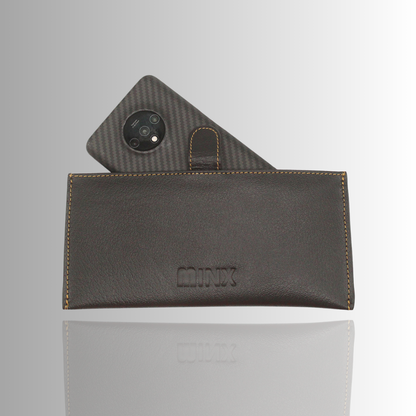 Sleek Red Leather Ladies Wallet