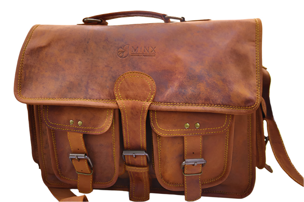 Barbados Leather Laptop Bag