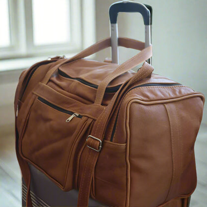 Bentley Leather Duffle Bag