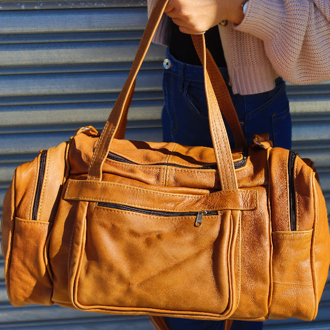 Bently Leather Duffle Bag