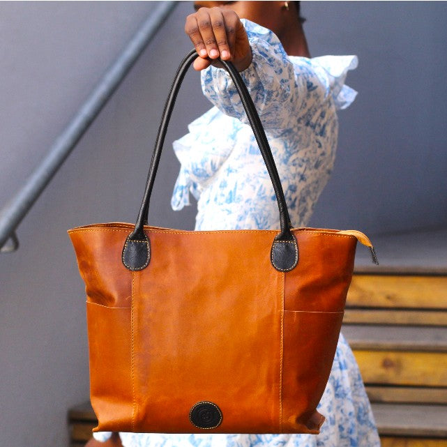 Harriett Leather Hand Bag