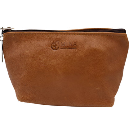 Cammy Leather Cosmetic Bag