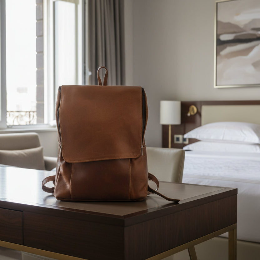 Chicago Leather Backpack – Minx Leather SA