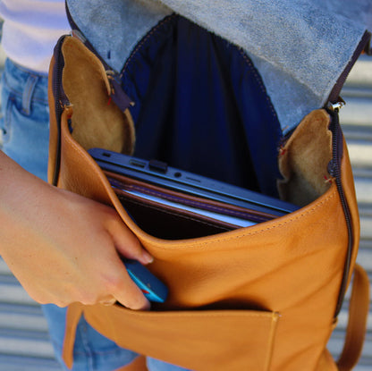 Chicago Leather Backpack