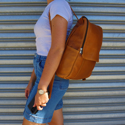 Chicago Leather Backpack