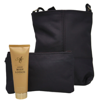 Black Leather Combo - Gift Set