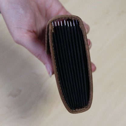 Concertina Leather  Card Holder