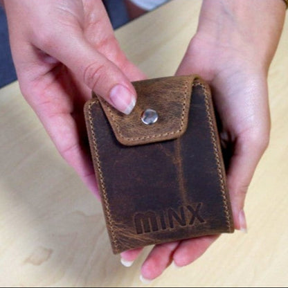 Concertina Leather  Card Holder