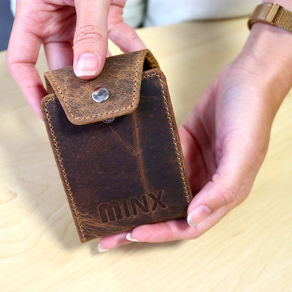 Concertina Leather  Card Holder