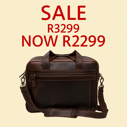 Cyprus Leather Laptop Bag