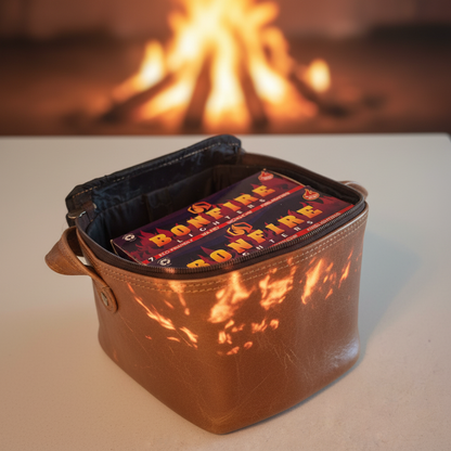 The Ember Box – Genuine Leather Outdoor & Travel Box