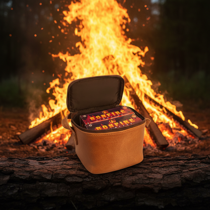 The Ember Box – Genuine Leather Outdoor & Travel Box