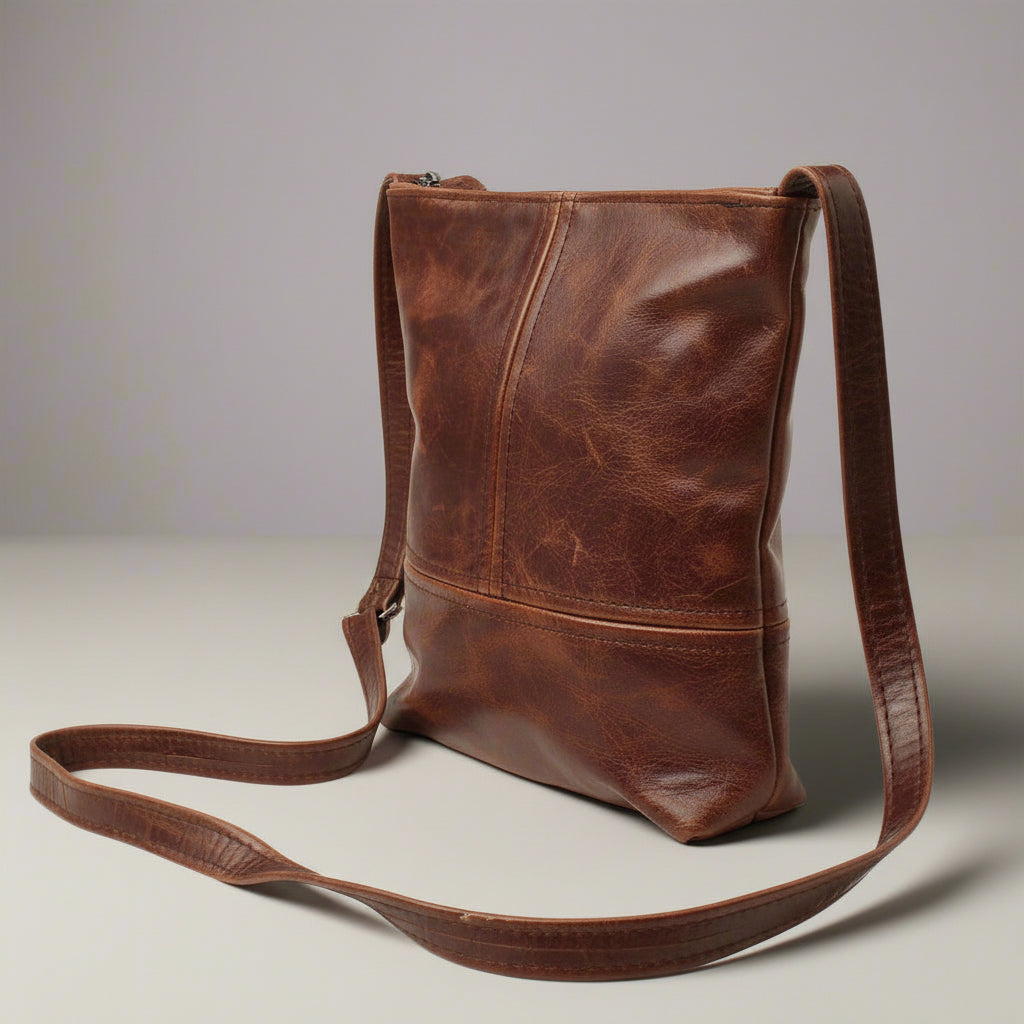 Get up and go Leather Bag