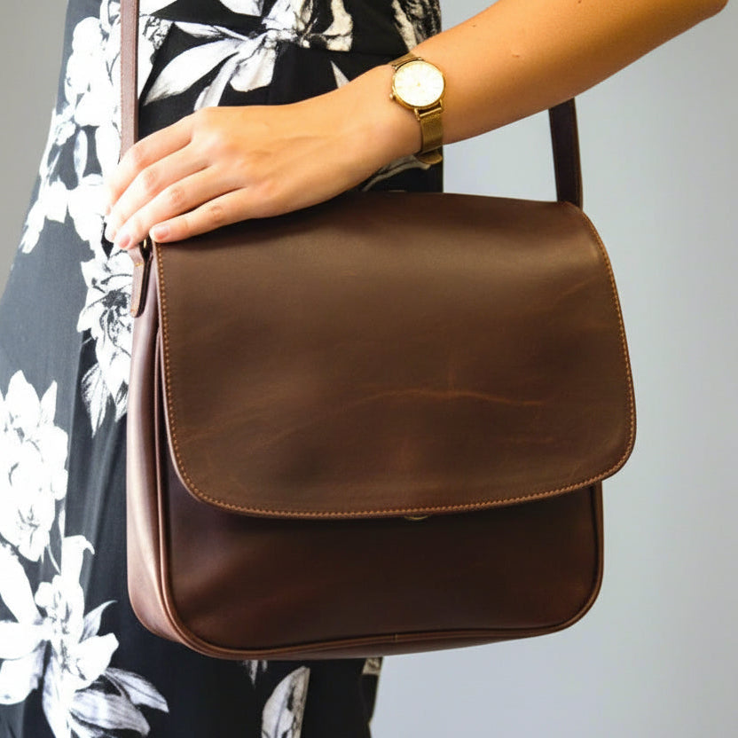 Huxley Leather Hand Bag