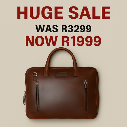Ibiza Isle Leather Laptop Bag