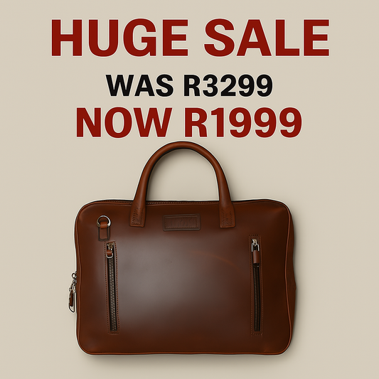 Ibiza Isle Leather Laptop Bag
