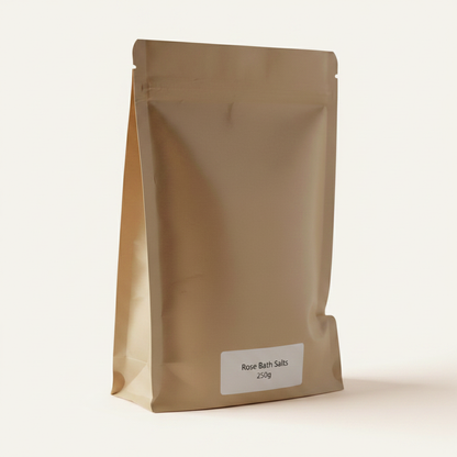 Rose Bath Salts 250g on a plain background