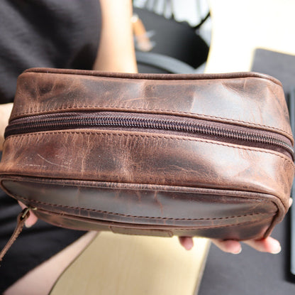 Legacy Leather Toiletry Kit