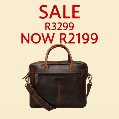 Mykonos Leather Laptop Bag