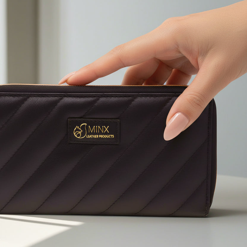 Onasis Leather Ladies Wallet – Minx Leather SA