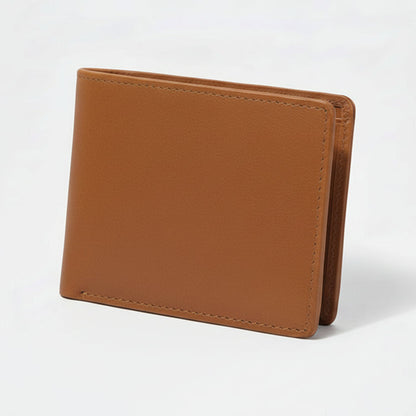 Suede Camel Leather Men’s Wallet