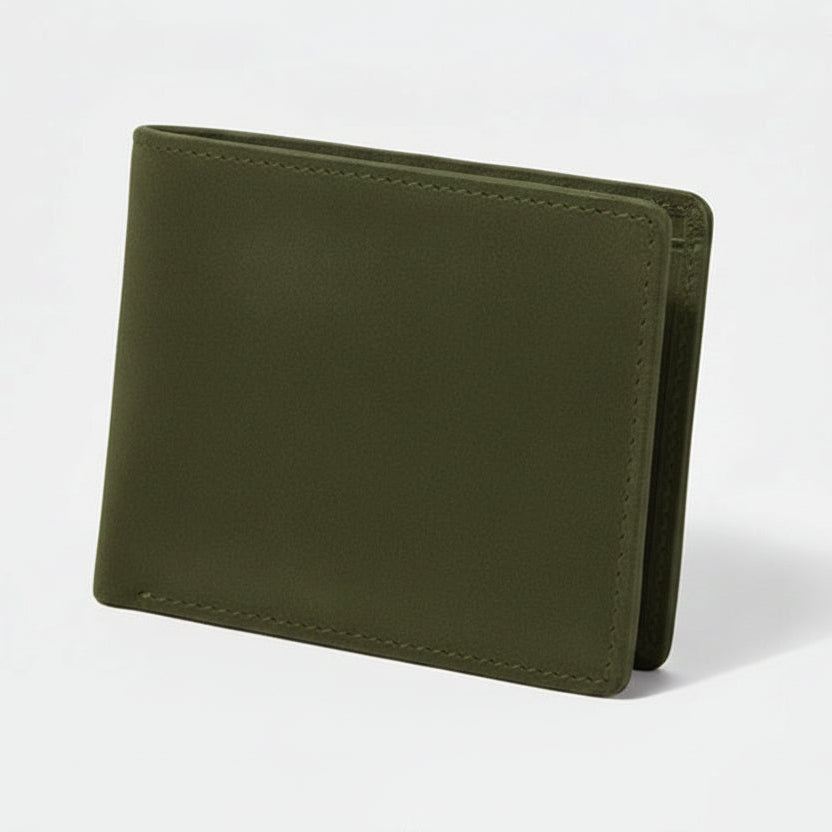 Suede Camel Leather Men’s Wallet