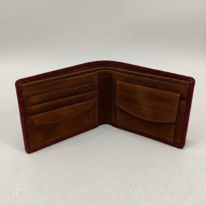 Suede Camel Leather Men’s Wallet