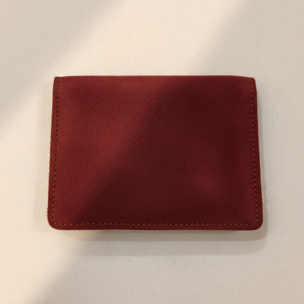 Suede Camel Leather Men’s Wallet