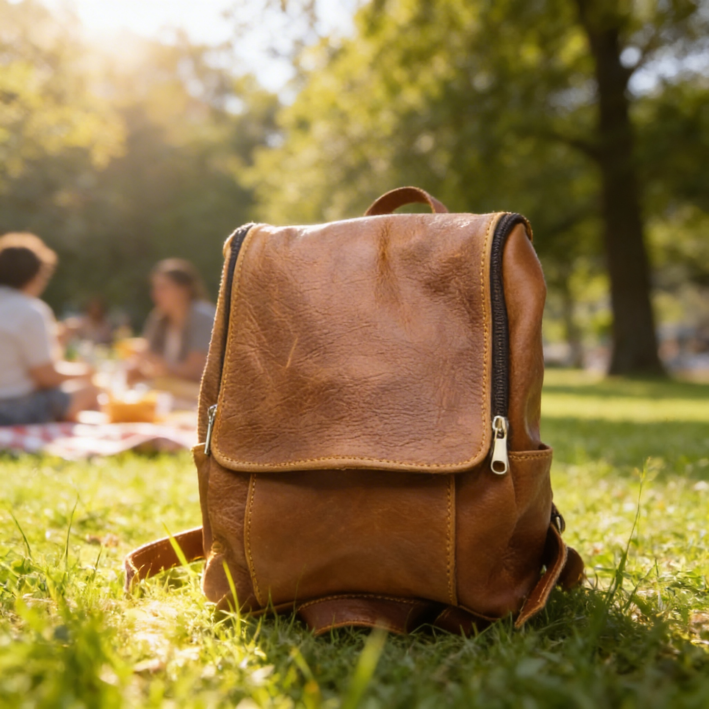 Mini Chicago Leather Backpack