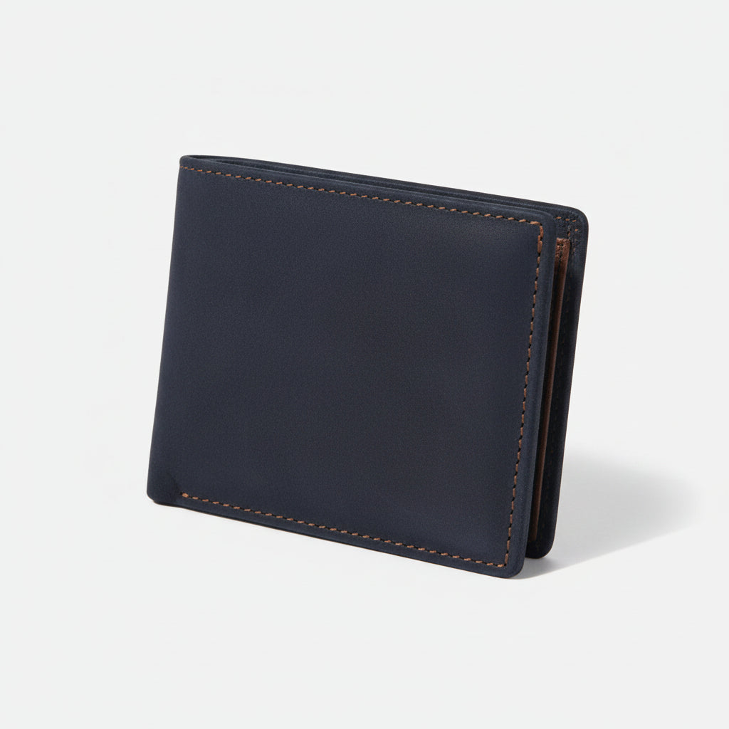 Suede Camel Leather Men’s Wallet