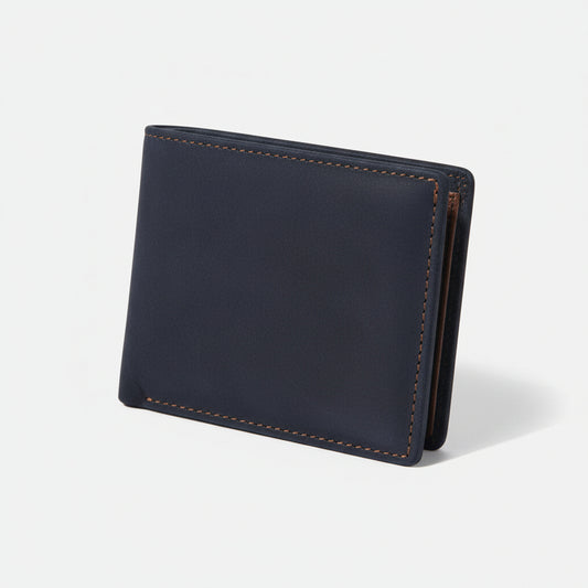 Suede Camel Leather Men’s Wallet