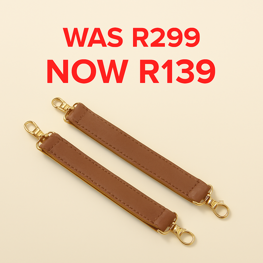 Stroller Leather Straps Set of 2