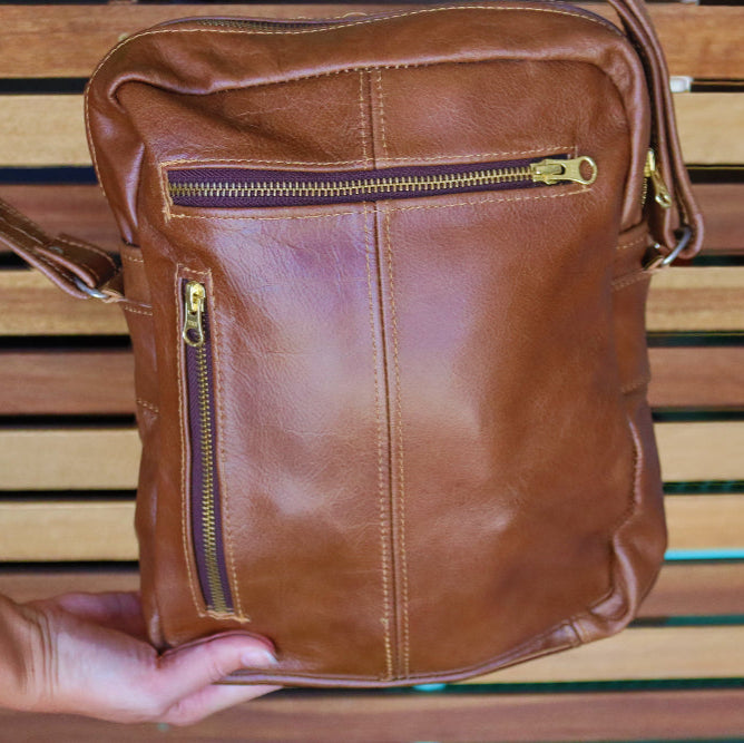 Traveller Leather Sling Bag