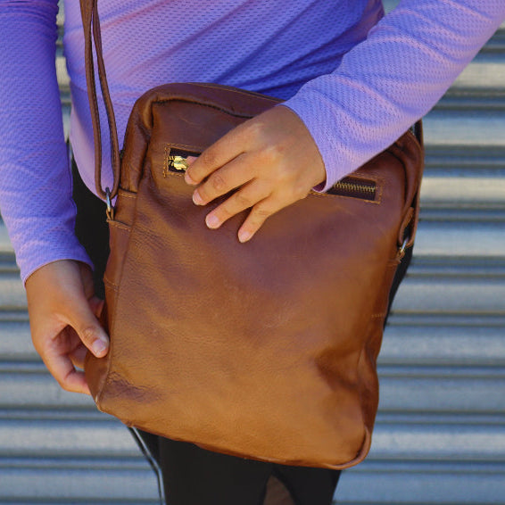 Traveller Leather Sling Bag