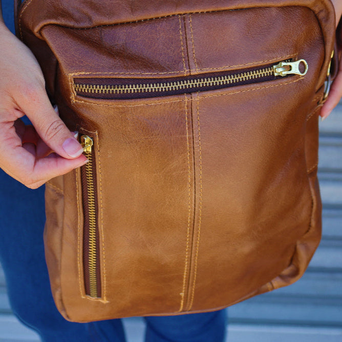 Traveller Leather Sling Bag